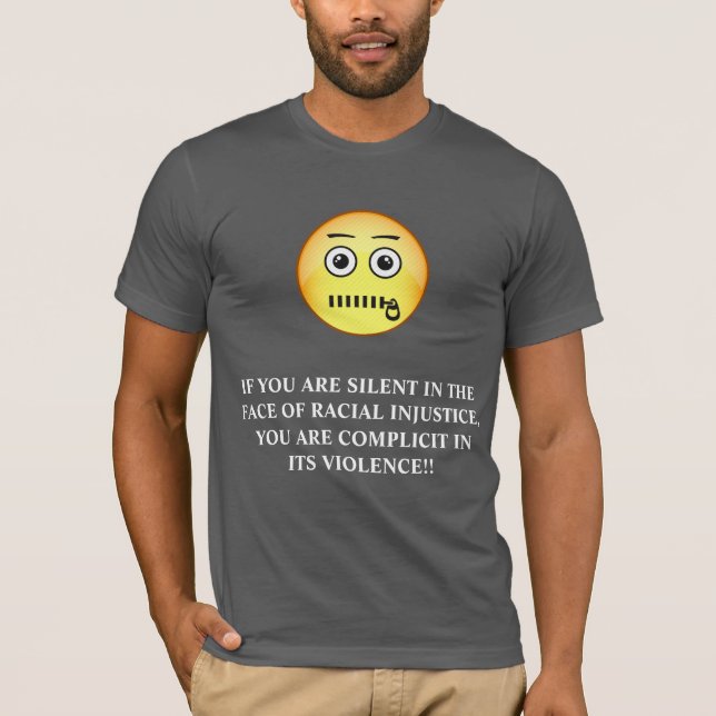 Tystnad är Violence T-Shirt (Framsida)