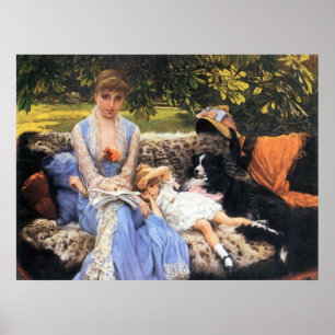 Tystnad av James Tissot Poster