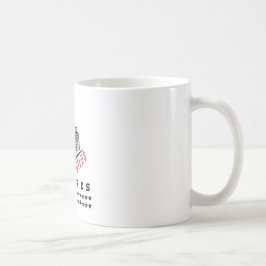 Tystnad bygger imperier (Motiverande design) Kaffemugg