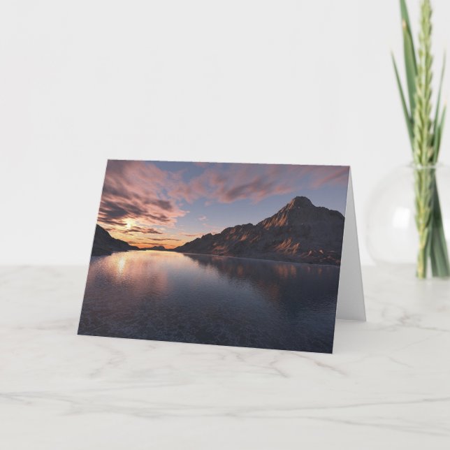 Tystnad för skymning kort (Framsida)