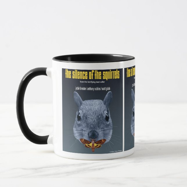Tystnad hos ekorrar - en parodi mugg (Vänster)