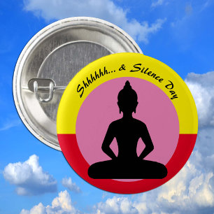 Tystnad & Meditation Day/Buddha, Mindfulhet Knapp