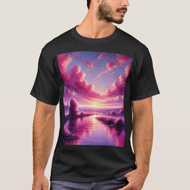 "Tystnad och omvälvning: Landscas inspiration T Shirt (Framsida)