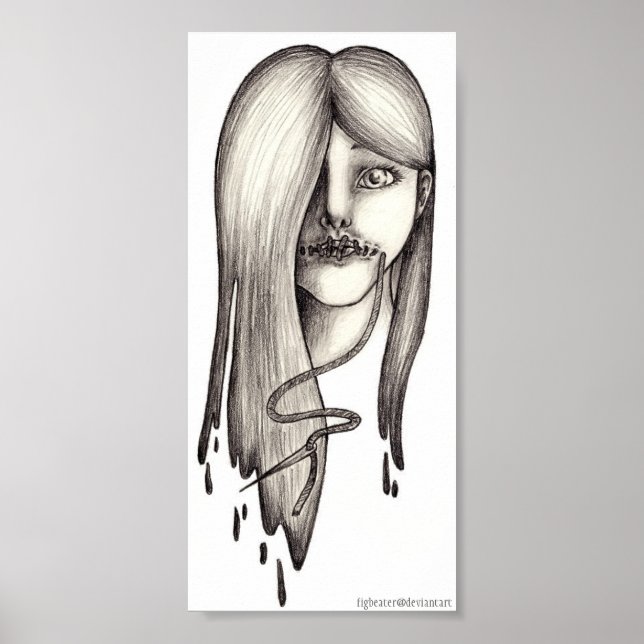 Tystnad Poster (Framsidan)