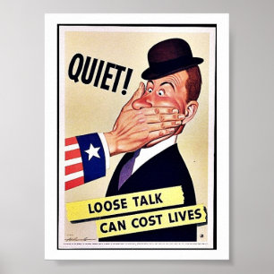 Tystnad! Poster