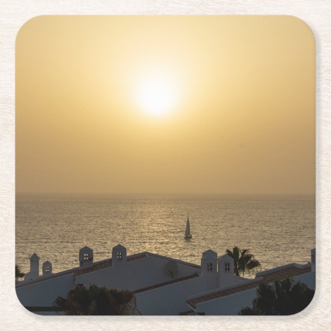 Tystnad Underlägg Papper Kvadrat (Framsidan)