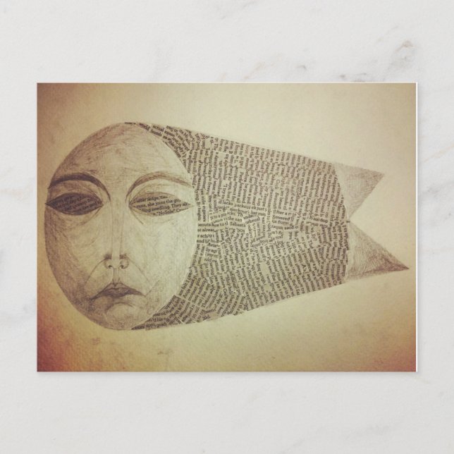 tystnad vykort (Framsida)