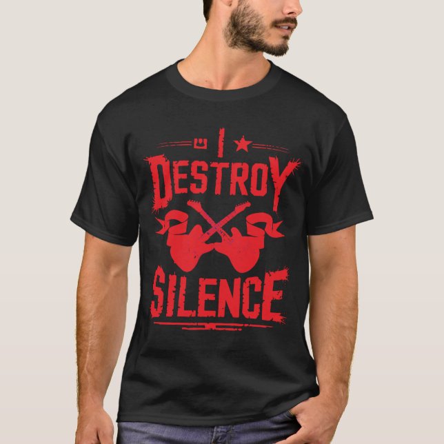 Tystnaden är bruten - Grunge Audio Tee for Young N (Framsida)