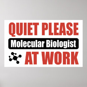 Tystnaden behar den molekylära biologen på arbet poster