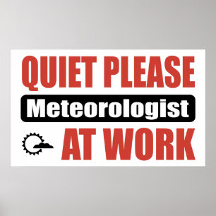 Tystnaden behar meteorolog på arbete poster