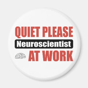 Tystnaden behar neuroscientisten på arbete magnet
