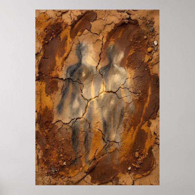 Tystnaden under jorden poster (Framsidan)