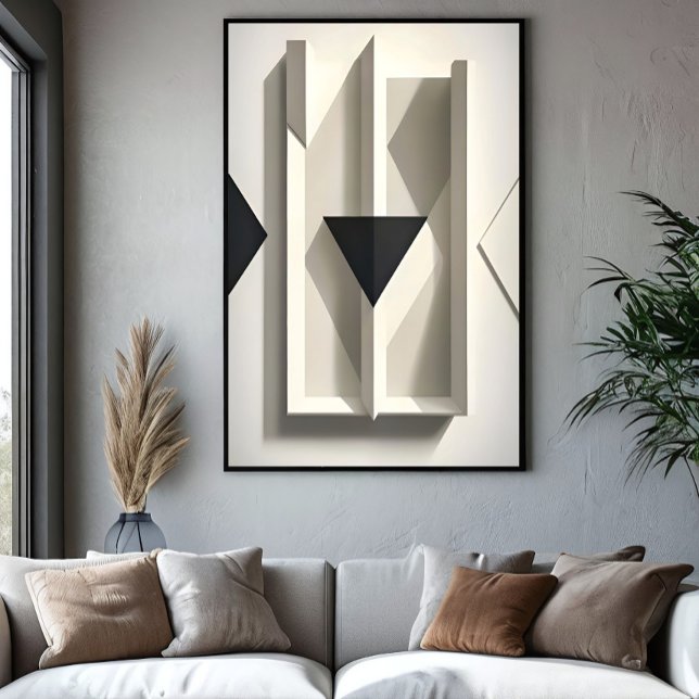 Tystnadens geometri poster (Skapare uppladdad)