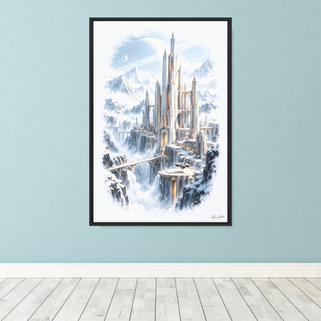 Tystnadens katedral canvastryck (Insitu (trägolv))