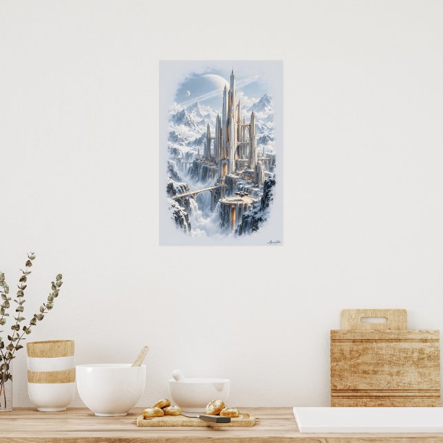 Tystnadens katedral poster (Kök)