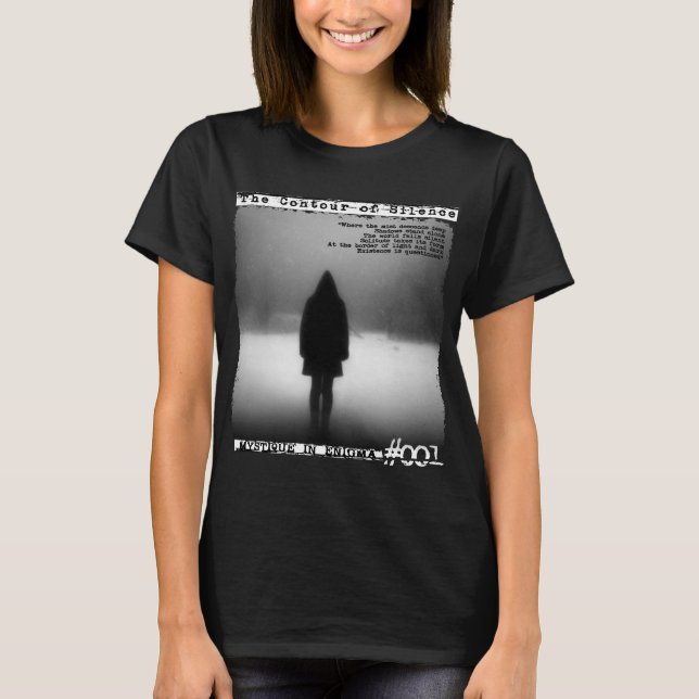 Tystnadens Kontur T Shirt (Framsida)