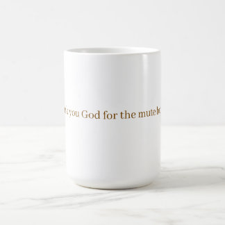 Tystnadsknapp Kaffemugg
