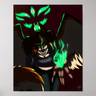 Tyto och Cylla Dark Fantasy Affisch