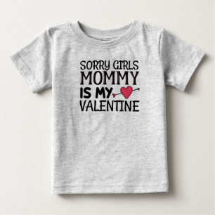 Tyvärr är Girls Mamma min Valentine T Shirt