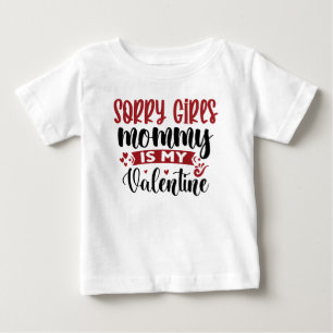 Tyvärr är Girls Mamma min Valentine T Shirt