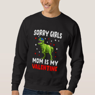 Tyvärr är Mamma min Valentine Småbarn Boy Valent Lång Ärmad Tröja