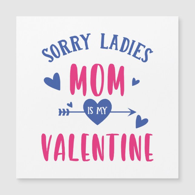 TYVÄRR DÄMMER MAMMA ÄR MIN VALENTIN (Framsida)