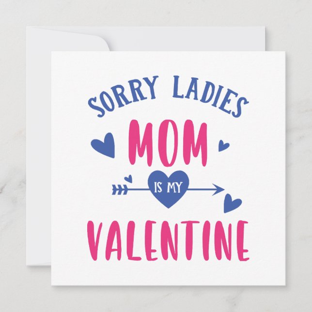 TYVÄRR DÄMOR MAMMA ÄR MIN VALENTIN (Framsida)