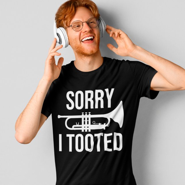 Tyvärr har jag använt Trumpet Player Music Gift T Shirt (Skapare uppladdad)