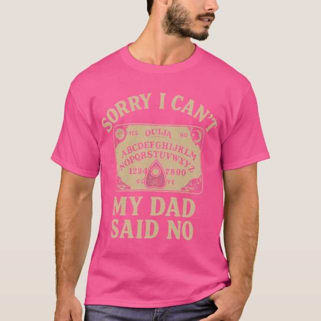 Tyvärr kan jag inte1 retro t shirt (Framsida)