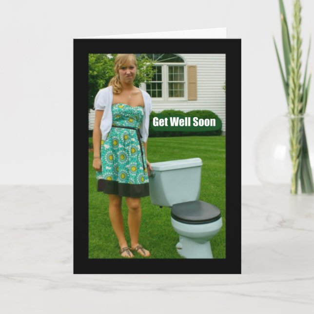 Tyvärr känner du av Crappy Get-brunnskort Kort (Framsida)