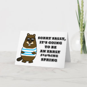 Tyvärr kommer det att vara ett tidigt #*@%ing Spr Kort