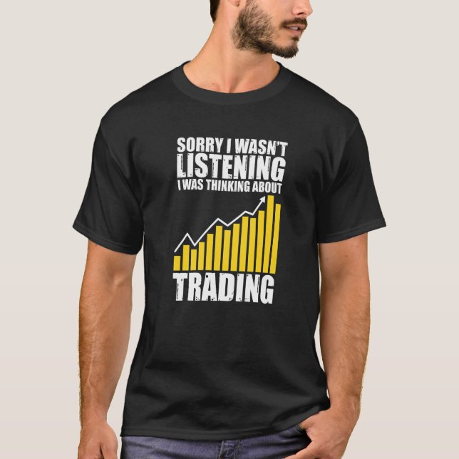 Tyvärr lyssnade jag inte på Trading Lagrar Exchang T Shirt (Framsida)