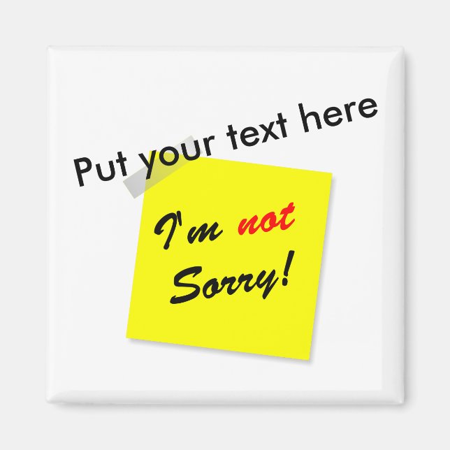 Tyvärr Magnet (Framsidan)