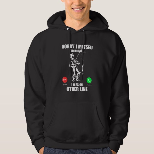 Tyvärr missade jag att ditt samtal var på andra li hoodie (Framsida)