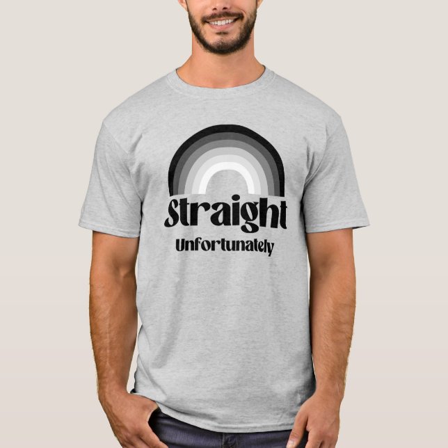 Tyvärr rakt t shirt (Framsida)