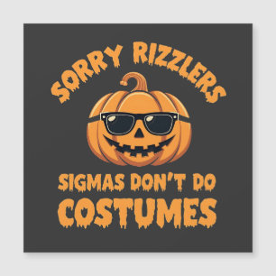 Tyvärr Rizzlers Sigmas Gör Inte Kostymer Halloween