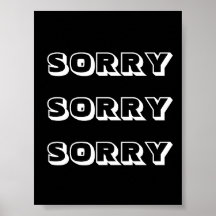 Tyvärr, svart, vitt, modernt, fetstil