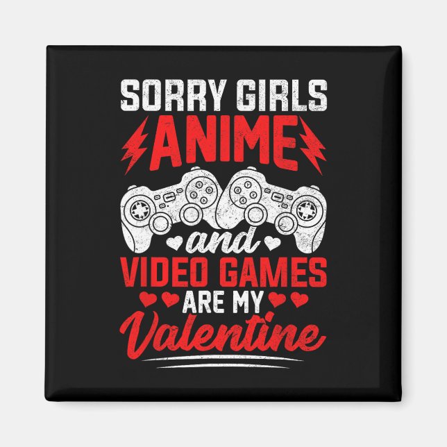 Tyvärr tjejer anime och videospel är min valentin magnet (Framsidan)