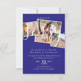 TYVÄRR,  Uppskjutning av bröllop - ändring av datu