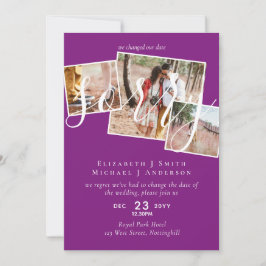 TYVÄRR,  Uppskjutning av bröllop - ändring av datu