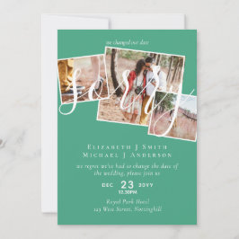 TYVÄRR,  Uppskjutning av bröllop - ändring av datu