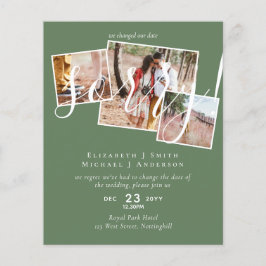 TYVÄRR,  Uppskjutning av bröllop - ändring av datu