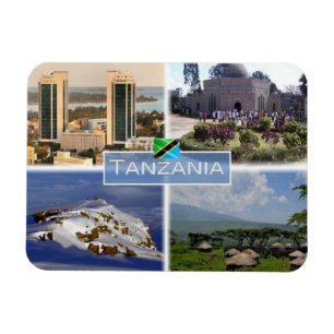 TZ Tanzania - Twin Torn - Magnet