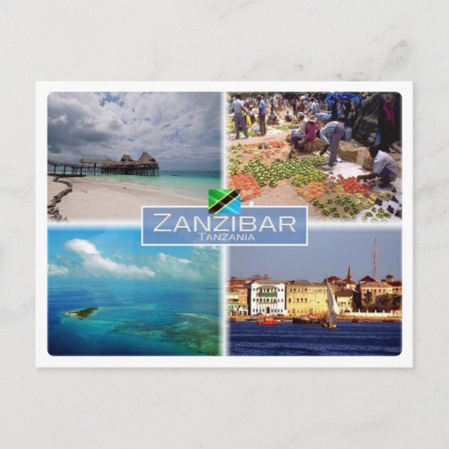 TZ - Tanzania - Zanzibar - Vykort (Framsida)