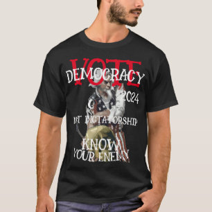 TZAR RÖST DEMOKRATI INTE DIKTATUR 2028 T SHIRT