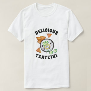 Tzatziki Grekiska Meze Dip Mediterranean Food Gree T Shirt