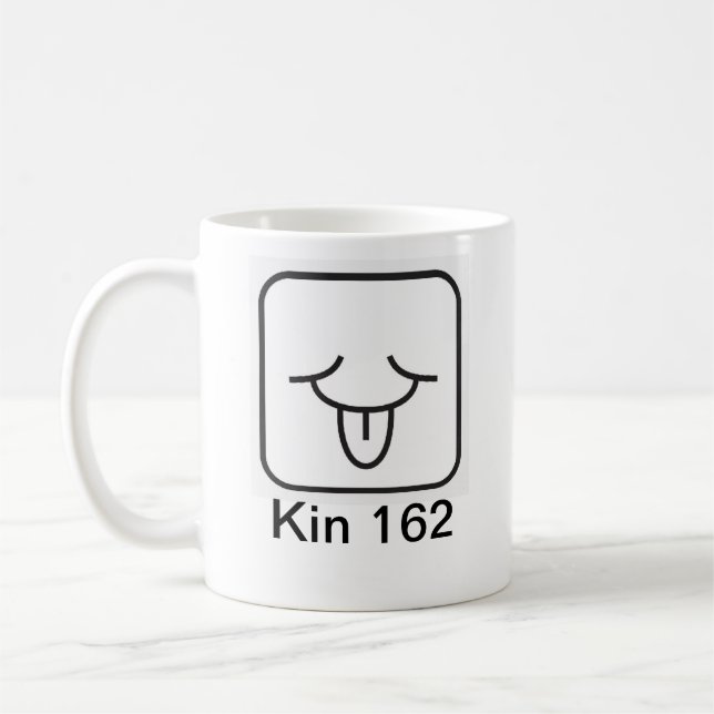 Tzolkin Vento Branco Kin 162 Kaffemugg (Vänster)