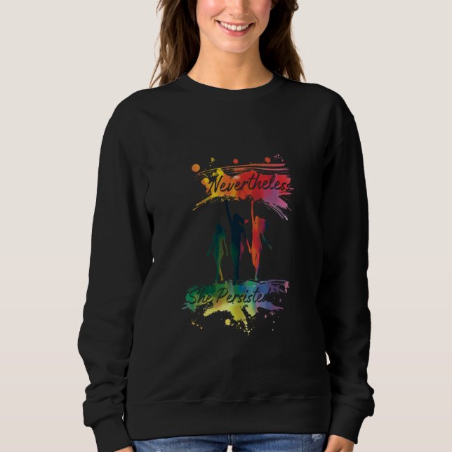 u201CNIcke desto mindre Persistedu201D Resistens R T Shirt (Framsida)