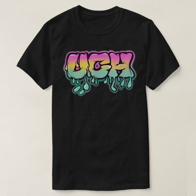 u201CUghu201D-diskettenhet Pastel Goth Aesthetic T Shirt (Design framsida)