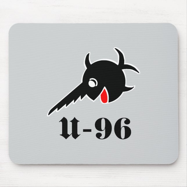 U96 Swordfish Mousepad Musmatta (Framsidan)